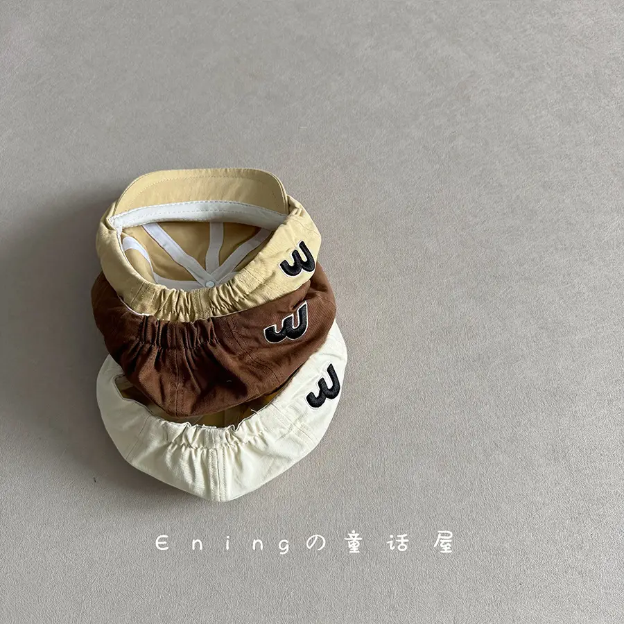 Brown Beanie Cap for Baby Spring Autumn Thin Small - Image 8