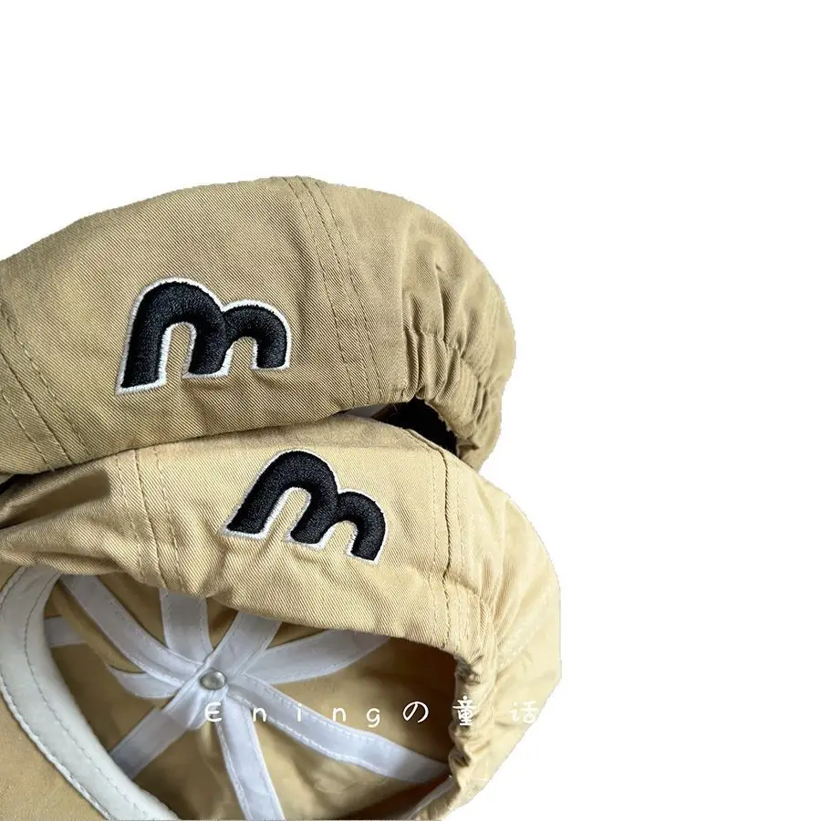 Brown Beanie Cap for Baby Spring Autumn Thin Small - Image 9