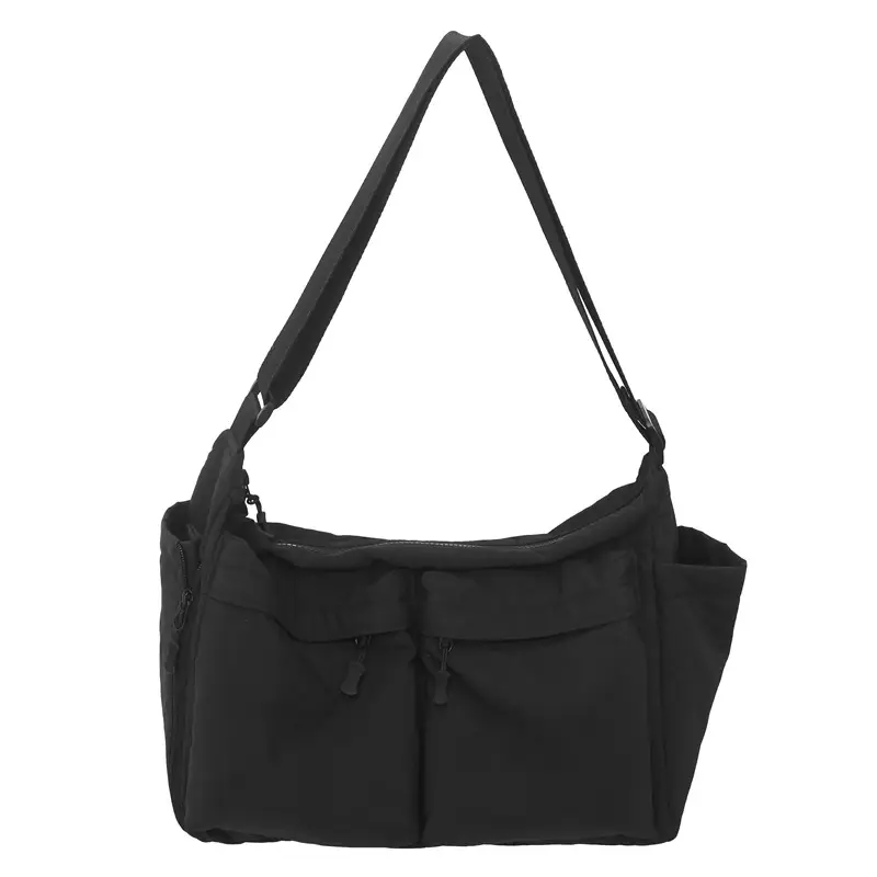 Men's Japanese Hip-hop Crossbody Bag Olive Green 2025 - Image 2