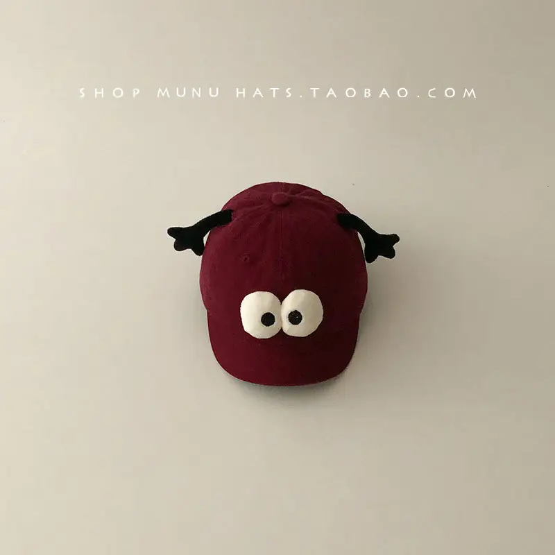 Baby Brown Tentacle Hat with White Eyes - Image 7