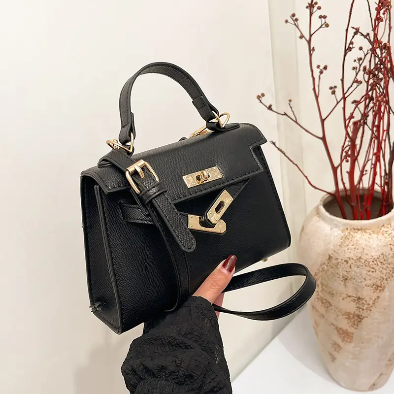 Orange Leather Shoulder Crossbody Bag for Women 2025 - Image 7