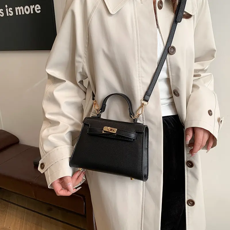 Orange Leather Shoulder Crossbody Bag for Women 2025 - Image 8
