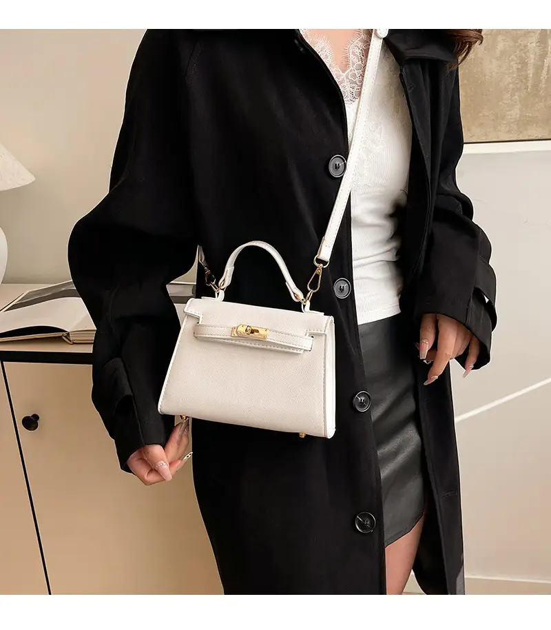 Orange Leather Shoulder Crossbody Bag for Women 2025 — feature 2