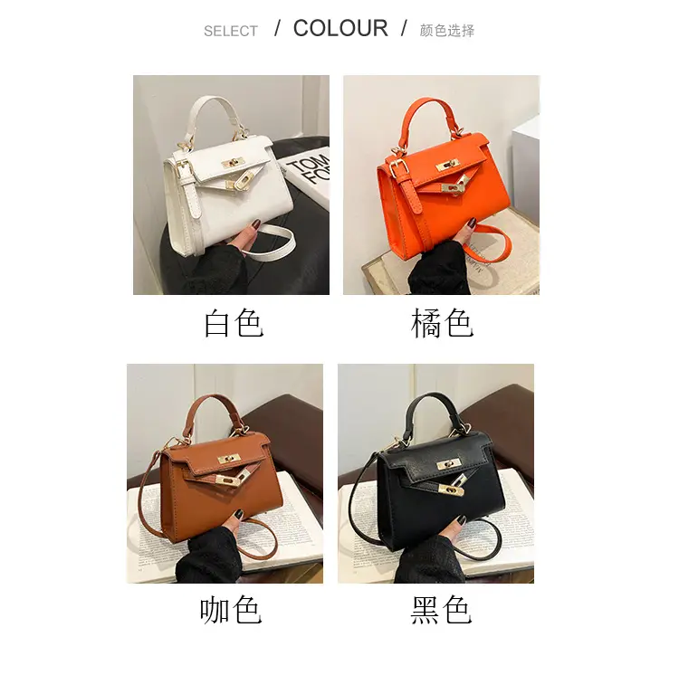 Orange Leather Shoulder Crossbody Bag for Women 2025 — feature 4