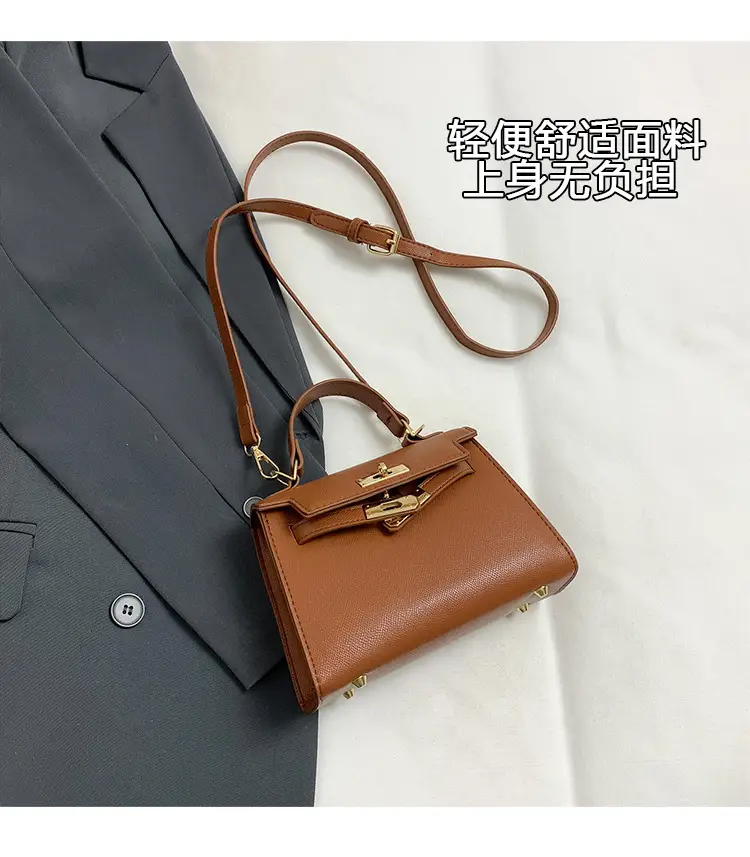 Orange Leather Shoulder Crossbody Bag for Women 2025 — feature 5