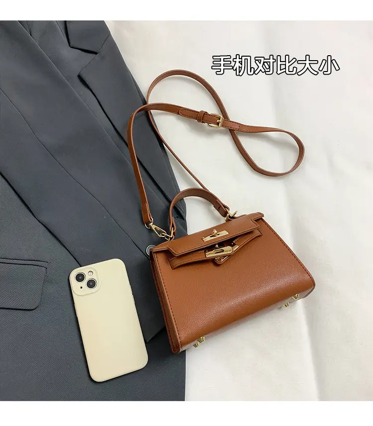 Orange Leather Shoulder Crossbody Bag for Women 2025 — feature 6