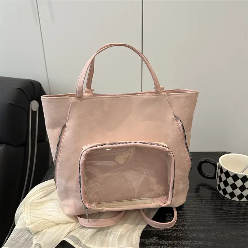 Clear Transparent Shoulder Bag for Girls Cute Cartoon Design - Image 7