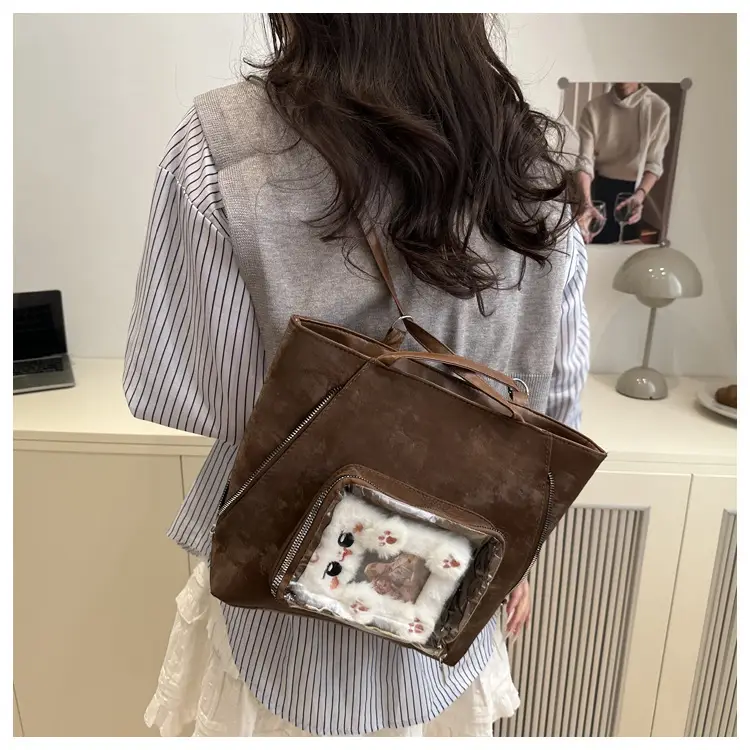 Clear Transparent Shoulder Bag for Girls Cute Cartoon Design — feature 11