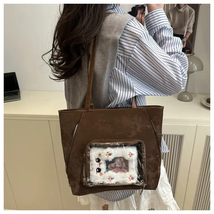 Clear Transparent Shoulder Bag for Girls Cute Cartoon Design — feature 13