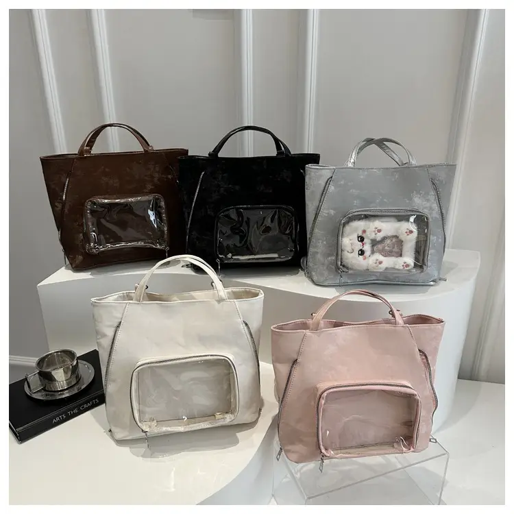 Clear Transparent Shoulder Bag for Girls Cute Cartoon Design — feature 23
