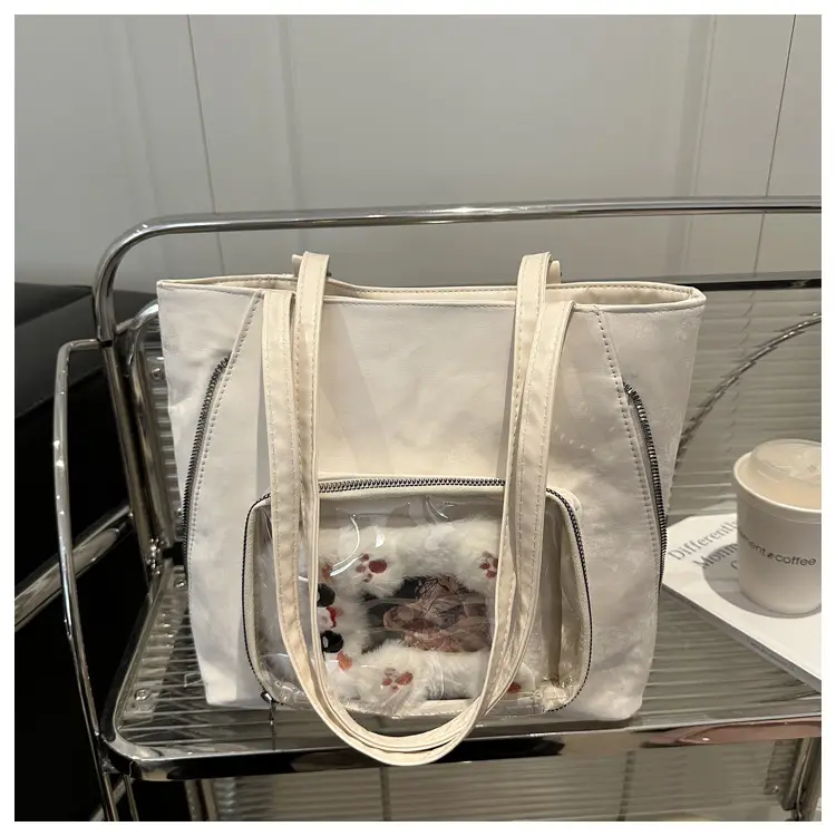 Clear Transparent Shoulder Bag for Girls Cute Cartoon Design — feature 24