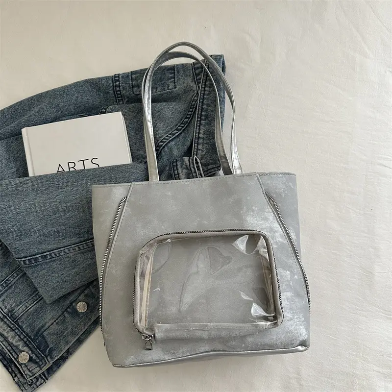 Clear Transparent Shoulder Bag for Girls Cute Cartoon Design - Image 5