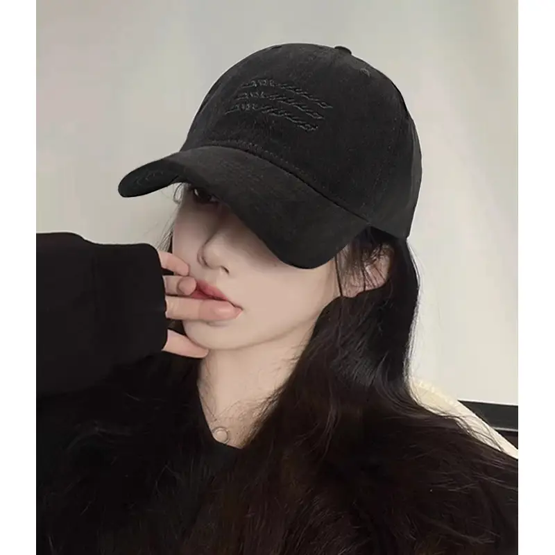 Men's Vintage Cotton Baseball Cap Sanding Sunscreen All-match - Image 7