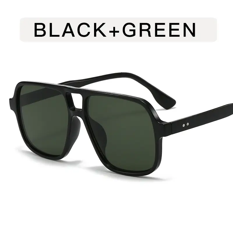 White Gray Aviator Sunglasses for Men Women - Image 4