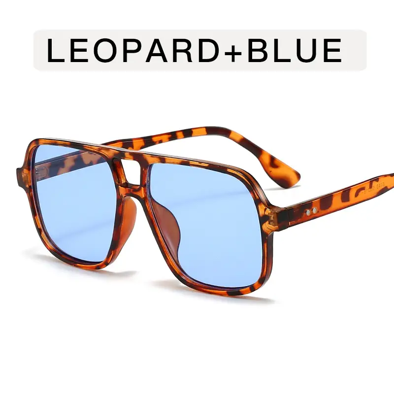 White Gray Aviator Sunglasses for Men Women - Image 8