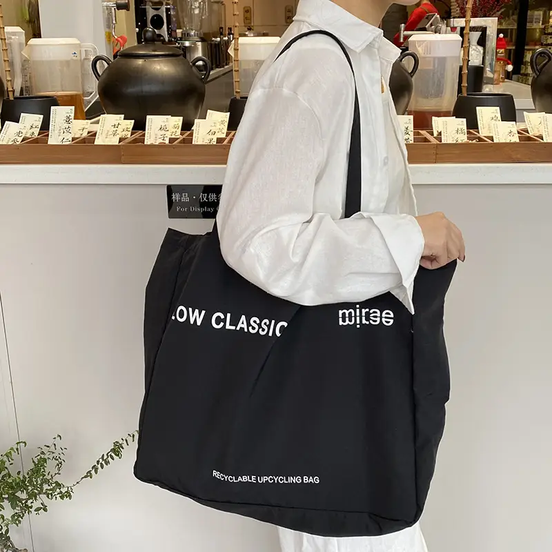 Blue Canvas Large Tote Bag 2025 Casual Use - Image 7