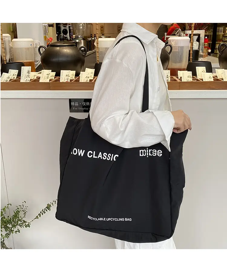 Blue Canvas Large Tote Bag 2025 Casual Use — feature 13