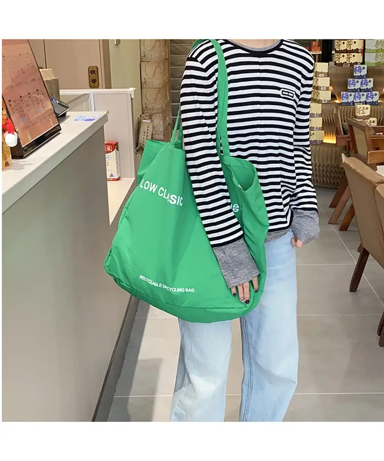 Blue Canvas Large Tote Bag 2025 Casual Use — feature 24