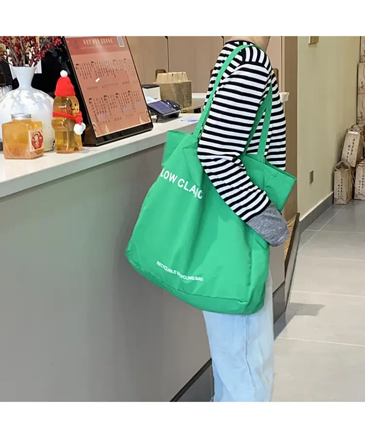 Blue Canvas Large Tote Bag 2025 Casual Use — feature 25