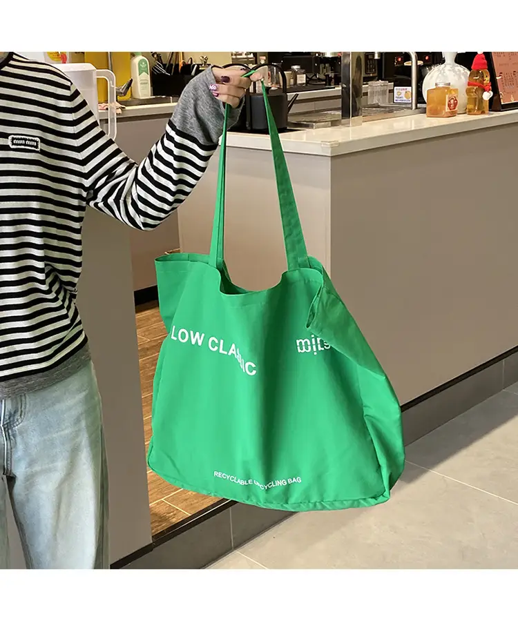 Blue Canvas Large Tote Bag 2025 Casual Use — feature 26