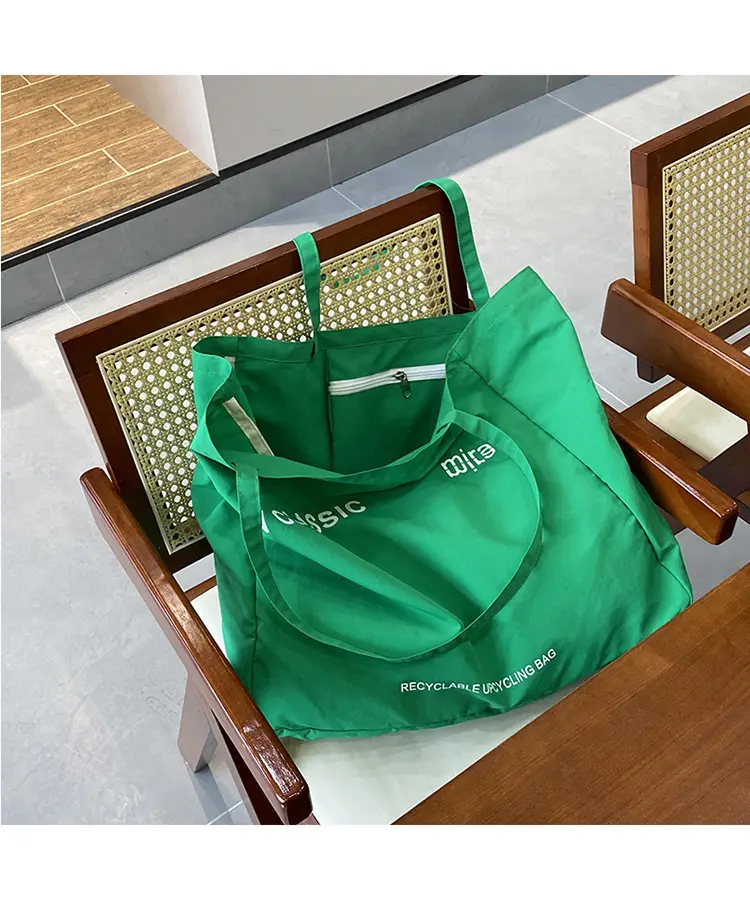 Blue Canvas Large Tote Bag 2025 Casual Use — feature 28