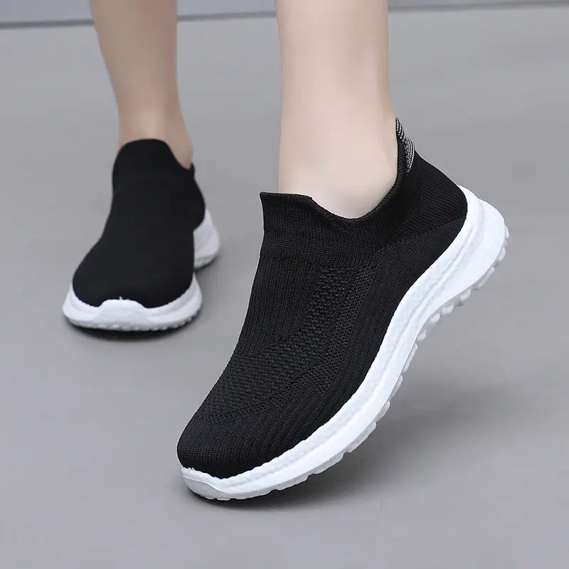 Shoes Women's Spring New Cross-border Shoes Women's Shoes Casual Shoes Breathable sneaker Non-slip All-match Breathable Wear-resistant Single-layer Shoes
