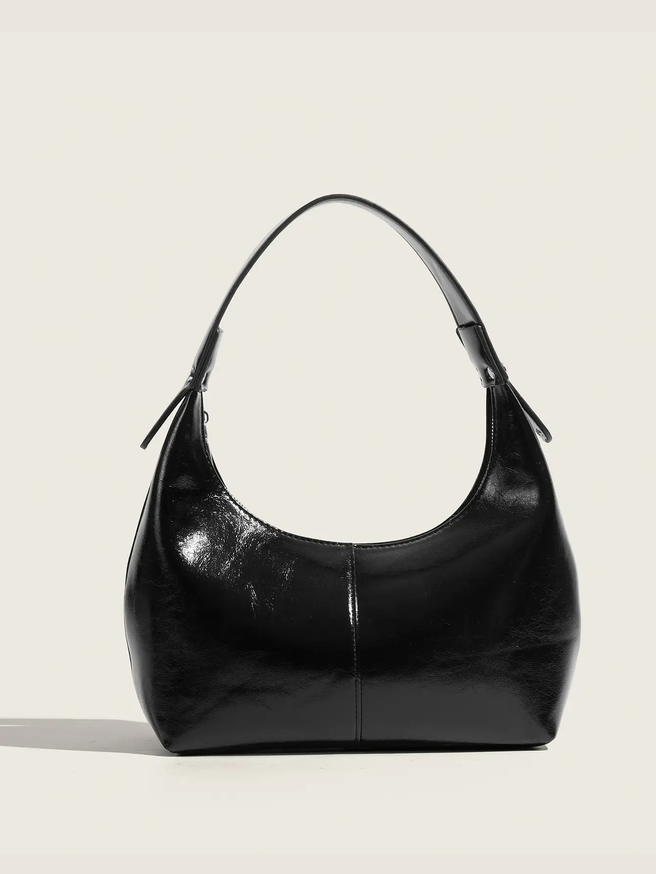 Korean Style Glossy Leather Shoulder Bag for Women - Image 4