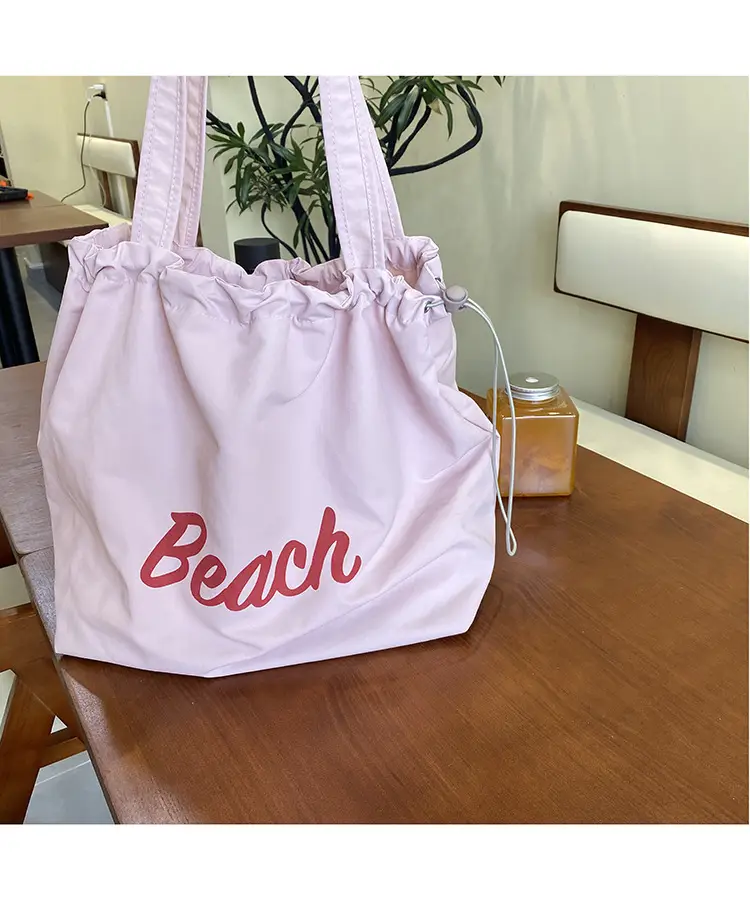 Yellow Canvas Shoulder Bag for Women New Size Artistic Design — feature 8