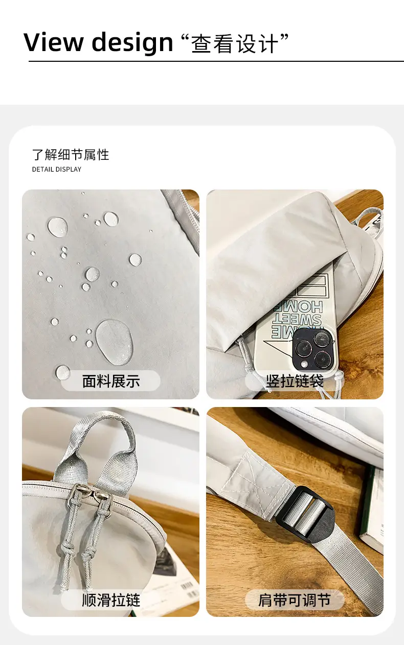Orange Crossbody Bag for Men Mobile Travel Luggage — feature 26