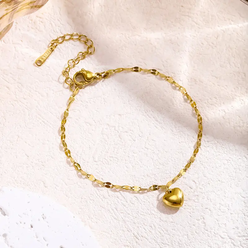 Gold Heart Earrings for Women Luxury Fashion - Image 5