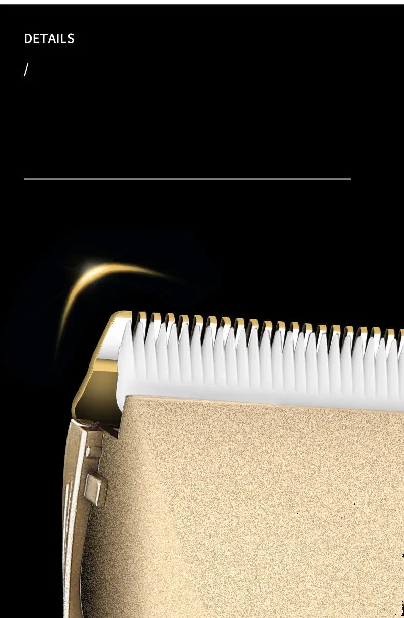 Rechargeable Electric Hair Clipper with 4 Accessories — feature 25