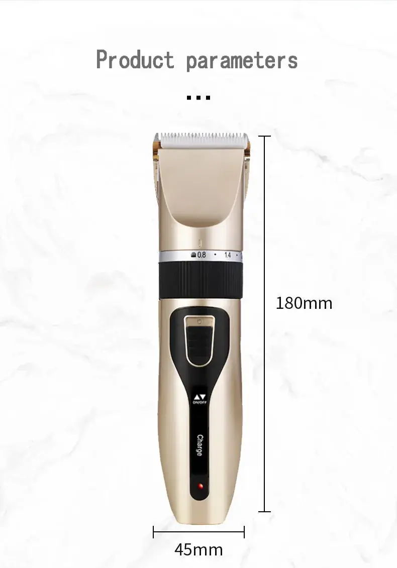 Rechargeable Electric Hair Clipper with 4 Accessories — feature 30