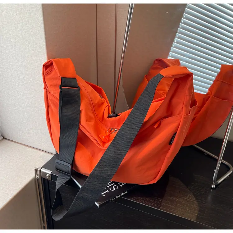 Women Orange Crossbody Bag Nylon 2025 — feature 18