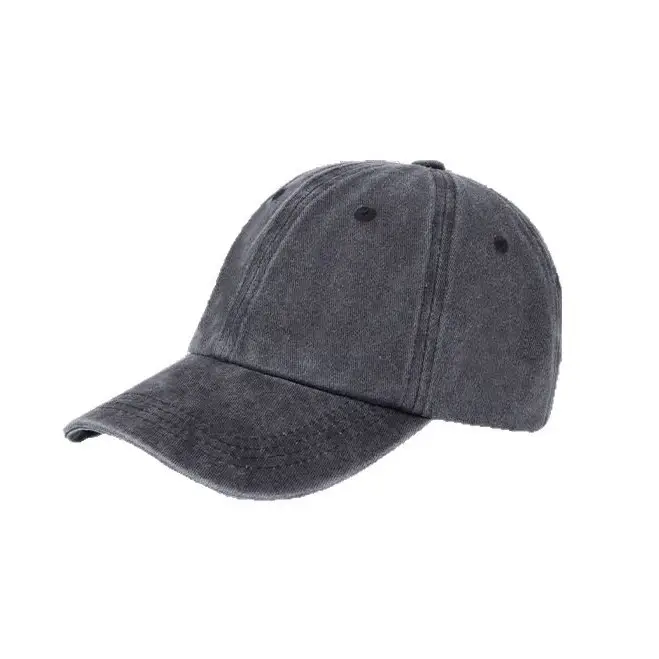 Women Vintage Wash Denim Duckbill Cap with Metal Buckle - Image 16