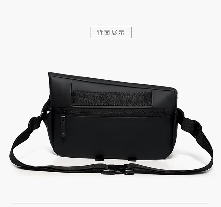 Men's Tech Skin Membrane Crossbody Bag Blue Black — feature 20