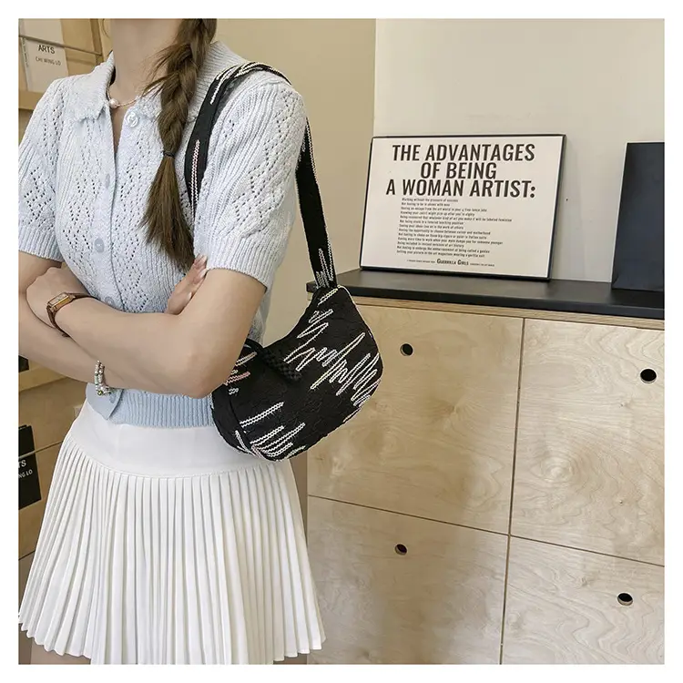 Rainbow Striped Sweet Shoulder Bag for Girls — feature 14