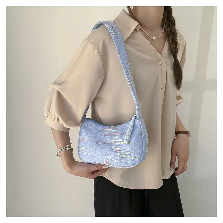 Rainbow Striped Sweet Shoulder Bag for Girls — feature 17