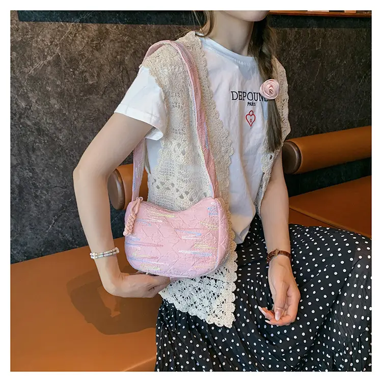 Rainbow Striped Sweet Shoulder Bag for Girls — feature 19