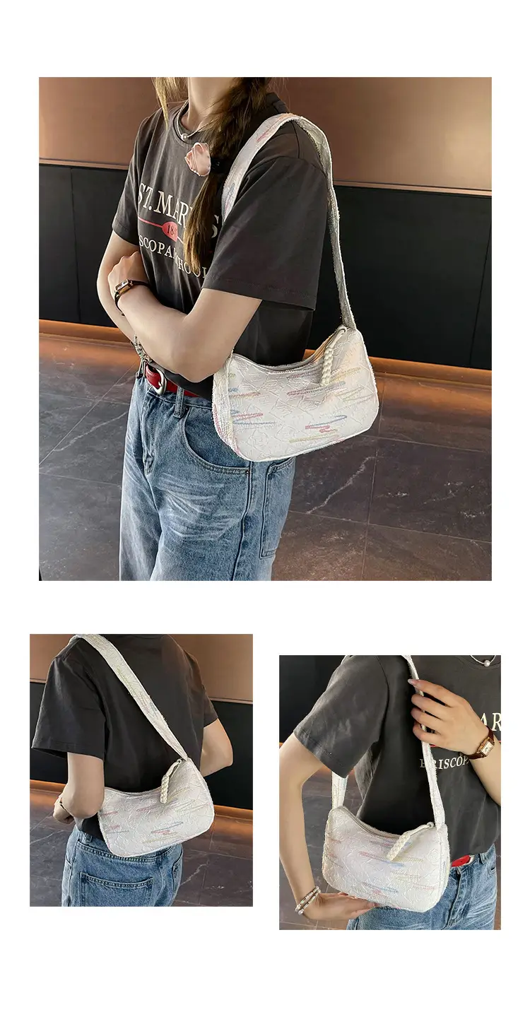 Rainbow Striped Sweet Shoulder Bag for Girls — feature 9