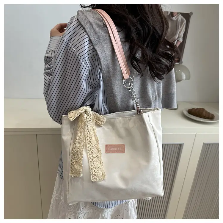 Women's White Lace Shoulder Tote Bag 2025 — feature 18