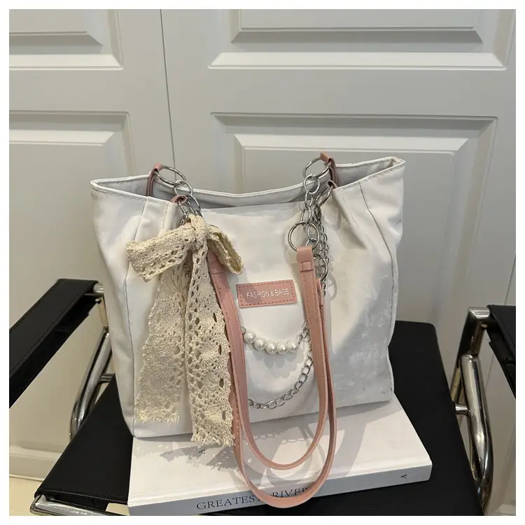 Women's White Lace Shoulder Tote Bag 2025 — feature 27