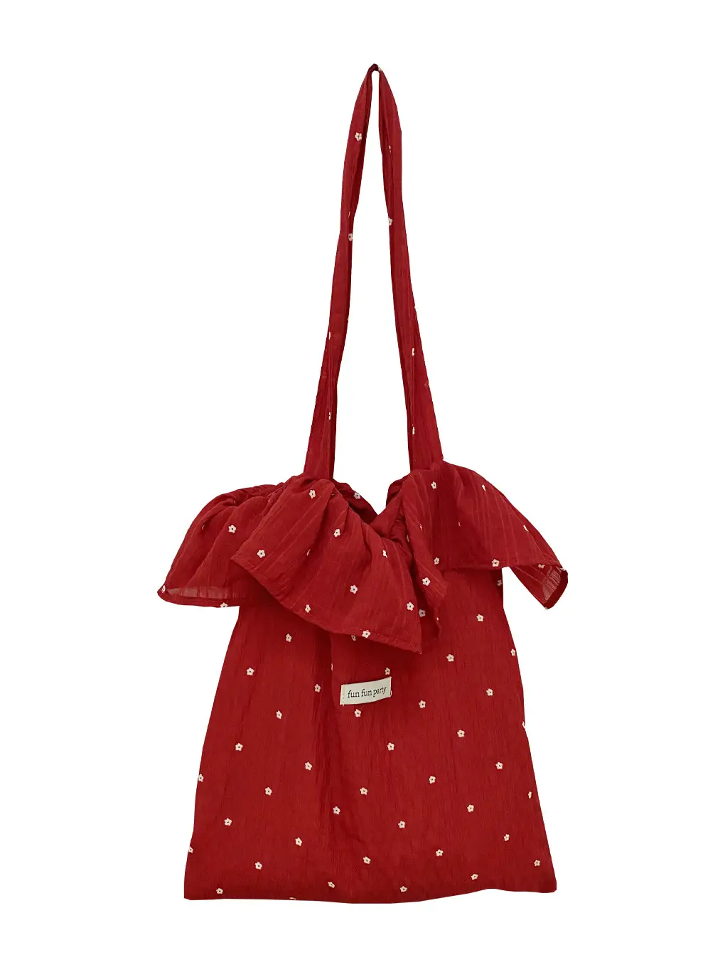 2025 Spring Mesh Shoulder Bags Fairy Style Ruffled Handbags Women - Image 10