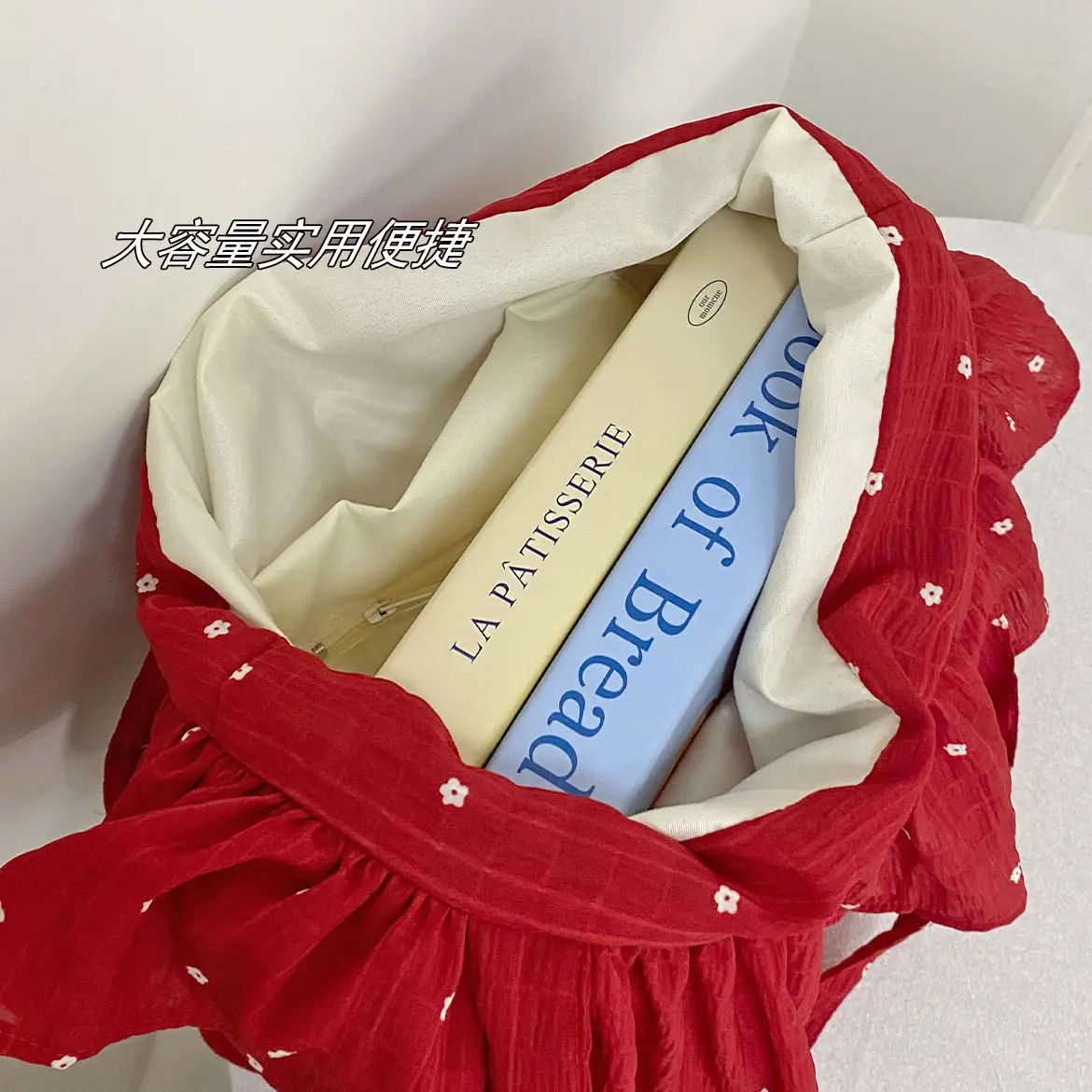 2025 Spring Mesh Shoulder Bags Fairy Style Ruffled Handbags Women — feature 17