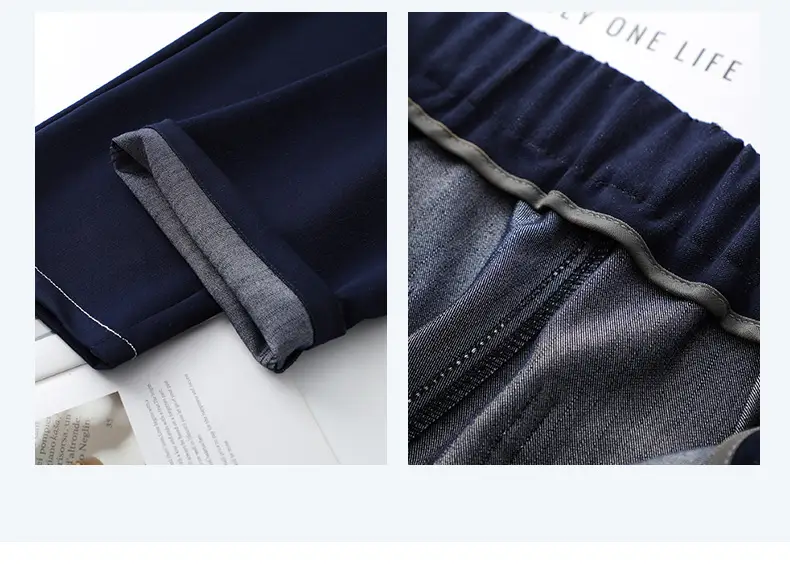 Dark Blue Slimming Long Pants for Women Spring 2026 — feature 10