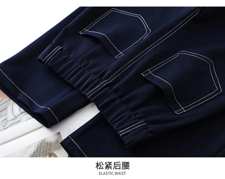 Dark Blue Slimming Long Pants for Women Spring 2026 — feature 19
