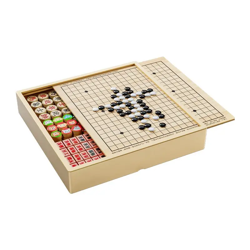 Flying Chess Gobang Children's Early Education Educational Checkers Magnetic Suction Multifunctional Game Board One Chess Primary School Students