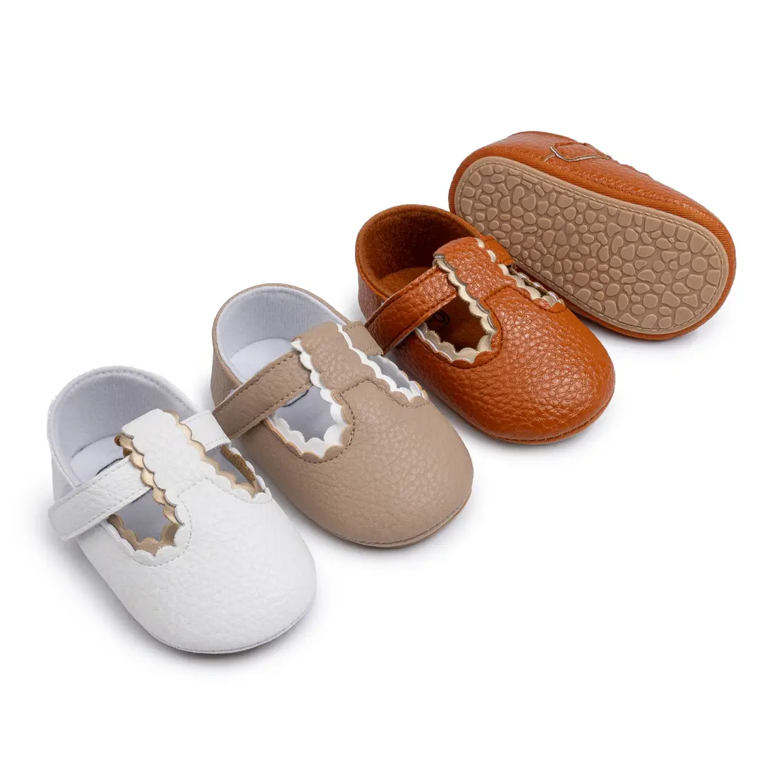 2025 Spring New Baby Girl Princess Shoes PU Velcro Baby Toddler Shoes Baby Shoes - Image 6