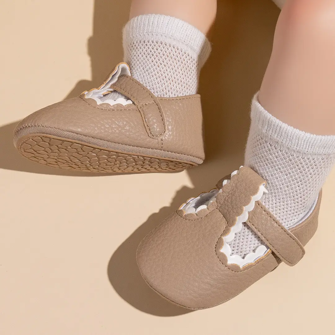 2025 Spring New Baby Girl Princess Shoes PU Velcro Baby Toddler Shoes Baby Shoes — feature 11