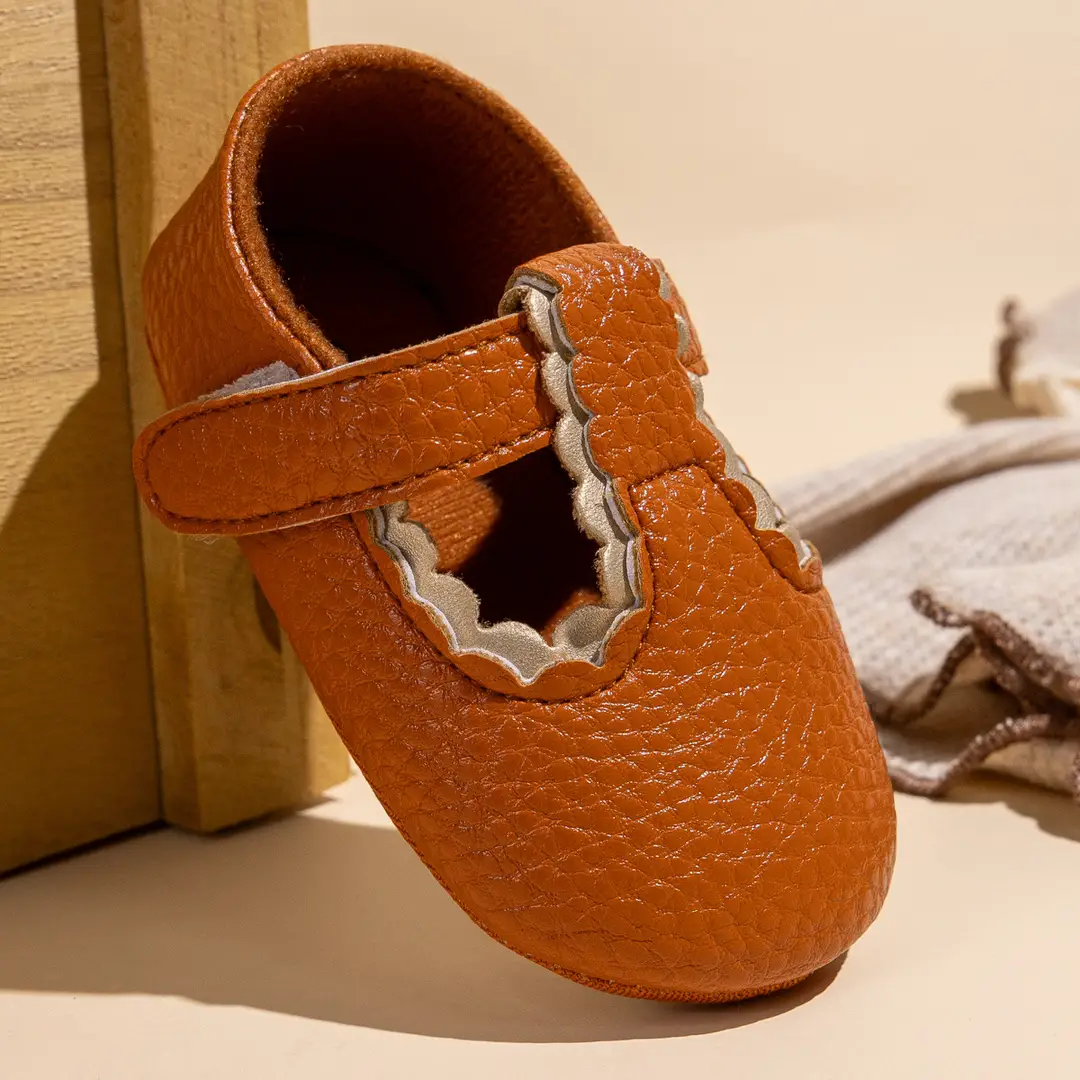 2025 Spring New Baby Girl Princess Shoes PU Velcro Baby Toddler Shoes Baby Shoes — feature 6