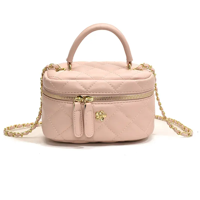 Black Quilted Chain Handbag for Women 2025 Spring - Image 4